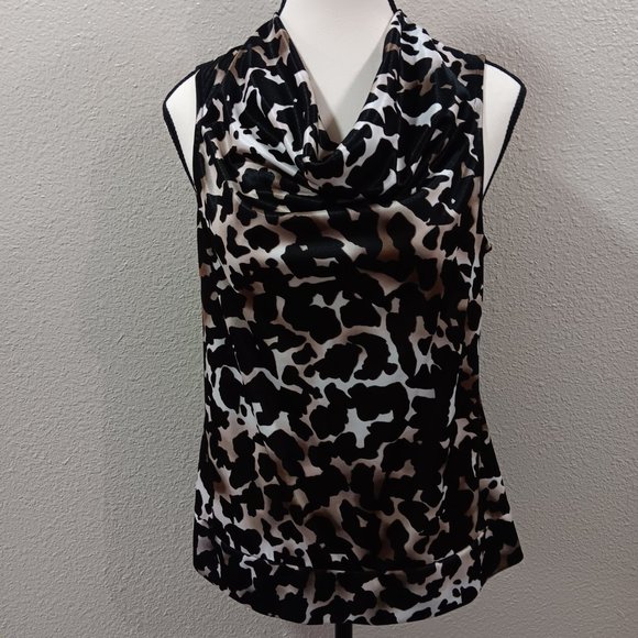 NWOT ALFANI Sleeveless Cowl Neck Top Size M - Picture 1 of 4